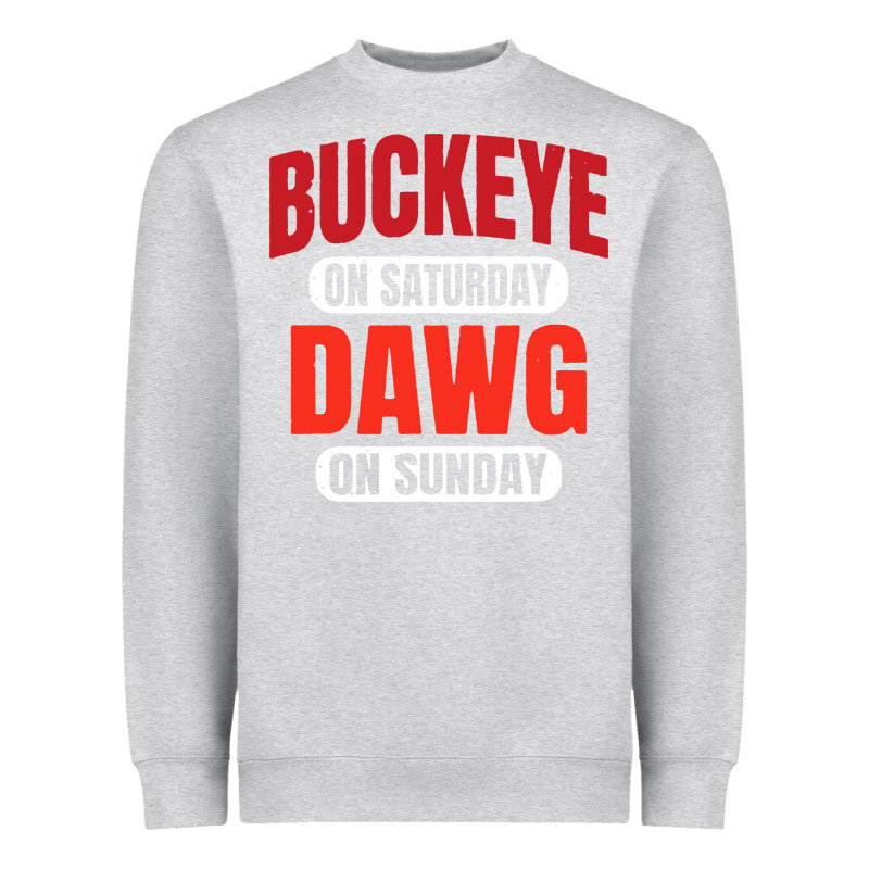 Buckeye On Saturday Heavyweight Sweatshirt by artisFamous | Teevron