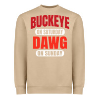 Mushroom buckeye on saturday Heavyweight Sweatshirt - artisFamous