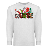 Oatmeal Heather Christmas nurse Premium Sweatshirt - AdoDesignShop