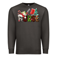 Smoke Christmas nurse Premium Sweatshirt - AdoDesignShop