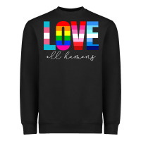 Black lgbt pride rainbow love lgbtq pride Heavyweight Sweatshirt - artisFamous