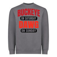 Storm buckeye on saturday Heavyweight Sweatshirt - artisFamous