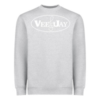 Heather Grey vee jay records Heavyweight Sweatshirt - artisFamous