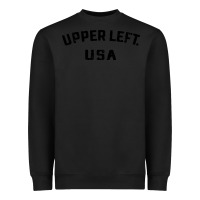 Black upper left usa Heavyweight Sweatshirt - artisFamous