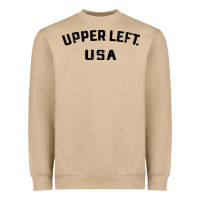 Upper Left Usa Heavyweight Sweatshirt | Teevron