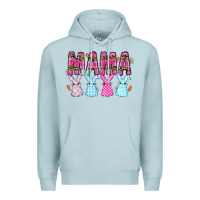 Blue Mist Easter Day Mamaa Premium Hoodie - CowhideDigitalArt
