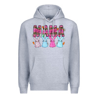 Heather Grey Easter Day Mamaa Premium Hoodie - CowhideDigitalArt