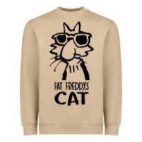 Mushroom fat freddys cat Heavyweight Sweatshirt - artisFamous