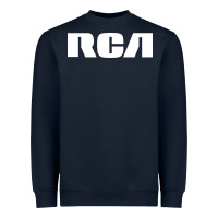 Navy rca records Heavyweight Sweatshirt - artisFamous