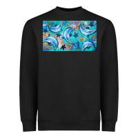 Black dolphin  mug Heavyweight Sweatshirt - BarkalooDesign