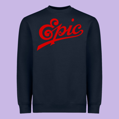 Epic Records Heavyweight Sweatshirt Designed By Artisfamous