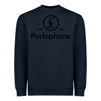 Navy parlophone records Heavyweight Sweatshirt - artisFamous