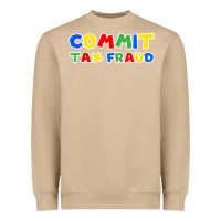 Mushroom commit tax fraud Heavyweight Sweatshirt - artisFamous