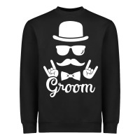 Black groom bachelor party Heavyweight Sweatshirt - artisFamous