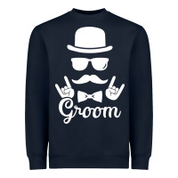 Navy groom bachelor party Heavyweight Sweatshirt - artisFamous