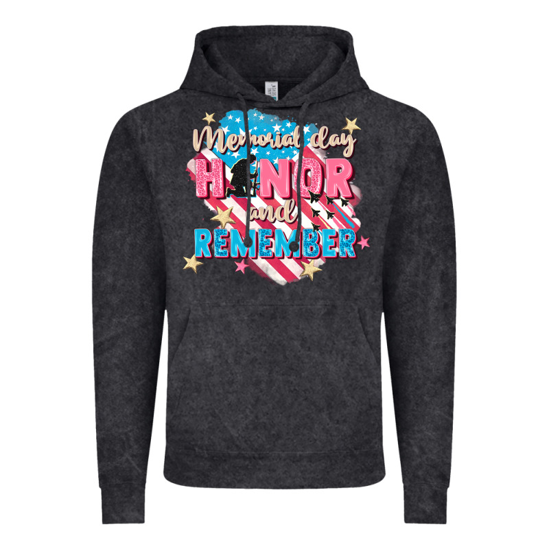 Memorial Day Honor And Remember Vintage Hoodie by FaDigitalArtStudio | Teevron