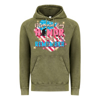 Vintage Olive Memorial Day honor and remember Vintage Hoodie - FaDigitalArtStudio
