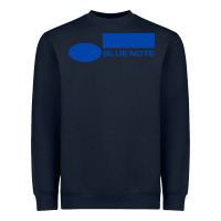 Navy blue note records Heavyweight Sweatshirt - artisFamous