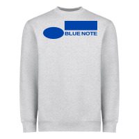 Heather Grey blue note records Heavyweight Sweatshirt - artisFamous