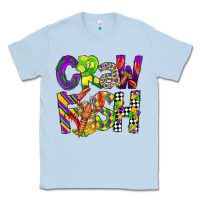 Dusty Blue crawfish mardi gras Classic Tee - CowGirlArtShop