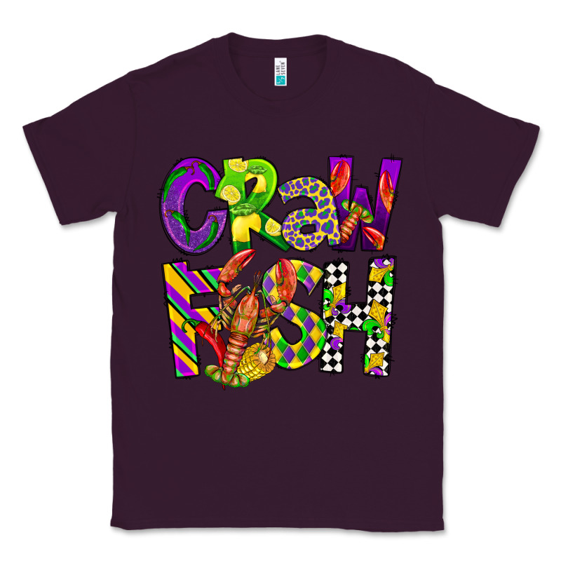 Crawfish Mardi Gras Classic Tee by CowGirlArtShop | Teevron