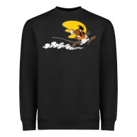 Black speedy gonzales v taz bugs bunny mexico Heavyweight Sweatshirt - artisFamous