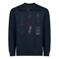 Navy animals i can kill with my bare hands Heavyweight Sweatshirt - artisFamous