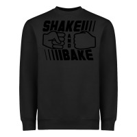 Black shake and bake Heavyweight Sweatshirt - artisFamous