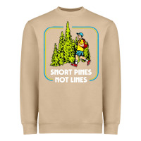 Mushroom snort pines not lines funny boy going to school vintage Heavyweight Sweatshirt - artisFamous