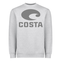 Heather Grey costa del mar Heavyweight Sweatshirt - artisFamous
