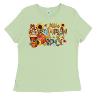 Matcha little pumpkin with a lot of spice Ladies Tee - CowGirlArtShop