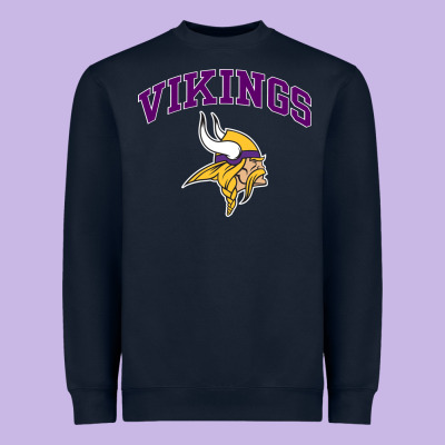 Vikings Style Heavyweight Sweatshirt Designed By Artisfamous
