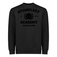 Black starfleet academy Heavyweight Sweatshirt - artisFamous