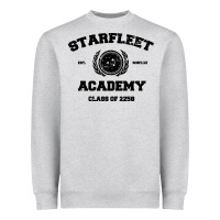 Heather Grey starfleet academy Heavyweight Sweatshirt - artisFamous