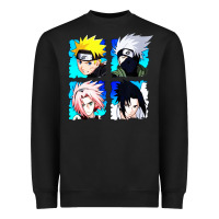 Black animation Heavyweight Sweatshirt - artisFamous