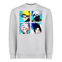 Heather Grey animation Heavyweight Sweatshirt - artisFamous