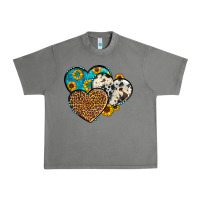 Tornado cowhide leopard hearts Urban Heavy Tee - OliviaCreatesArt