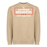 Mushroom desantis governor keep florida free Heavyweight Sweatshirt - artisFamous