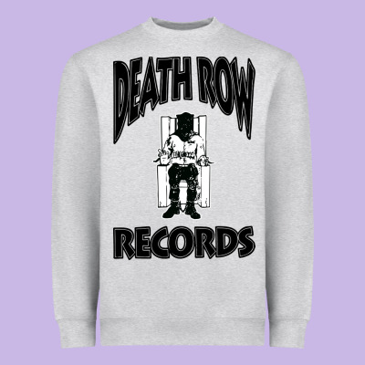 Death Row Records Heavyweight Sweatshirt Designed By Artisfamous