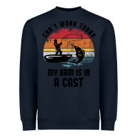 Navy dad fishing Heavyweight Sweatshirt - artisFamous