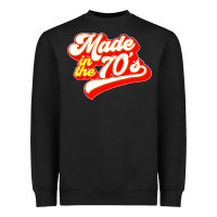 Black made in the 70s retro Heavyweight Sweatshirt - artisFamous