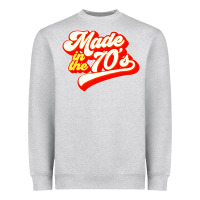 Heather Grey made in the 70s retro Heavyweight Sweatshirt - artisFamous