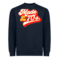 Navy made in the 70s retro Heavyweight Sweatshirt - artisFamous