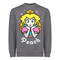 Storm peach graphic Heavyweight Sweatshirt - artisFamous