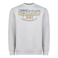 Heather Grey dragonfly inn Heavyweight Sweatshirt - artisFamous
