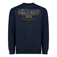 Navy dragonfly inn Heavyweight Sweatshirt - artisFamous