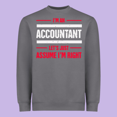 Funny Accounting Design   Gift For Accountants Heavyweight Sweatshirt Designed By Artisfamous