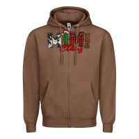 Chestnut mimi claus Zipper Hoodie - BarkalooDesign