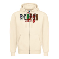 Sandshell mimi claus Zipper Hoodie - BarkalooDesign