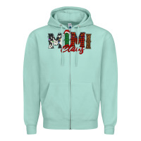 Seafoam mimi claus Zipper Hoodie - BarkalooDesign
